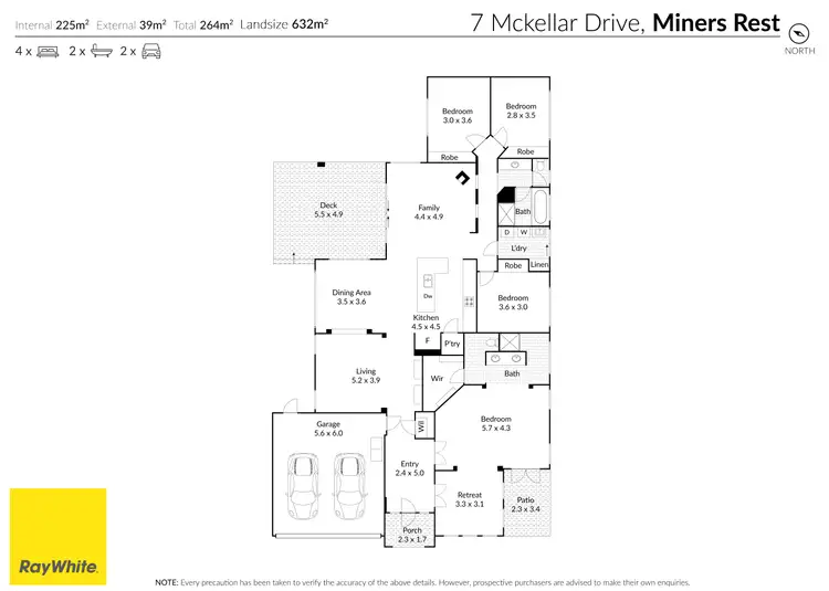 Floorplan of Homely house listing, 7 McKellar Drive, Miners Rest VIC 3352