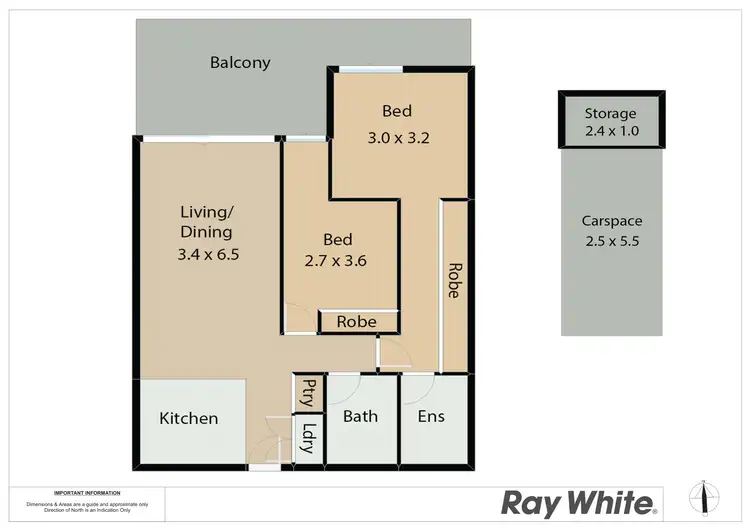 Floorplan of Homely apartment listing, 703/10 Worth Place, Newcastle NSW 2300