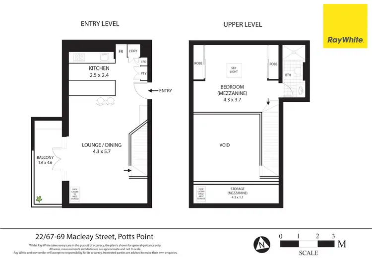 Floorplan of Homely apartment listing, 22/67-69 Macleay Street, Potts Point NSW 2011