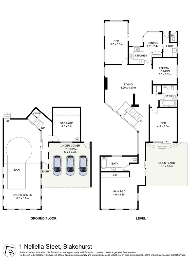 Floorplan of Homely house listing, 1 Nellella Street, Blakehurst NSW 2221
