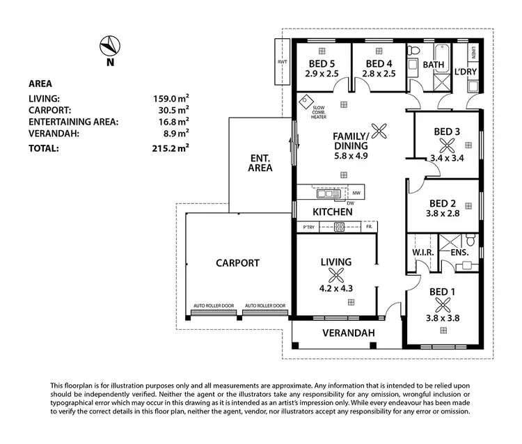 Floorplan of Homely house listing, 41 Pfitzner Close, Murray Bridge SA 5253