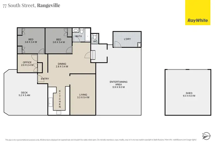 Floorplan of Homely house listing, 77 South Street, Rangeville QLD 4350