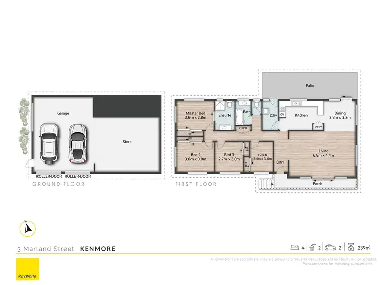 Floorplan of Homely house listing, 3 Marland Street, Kenmore QLD 4069