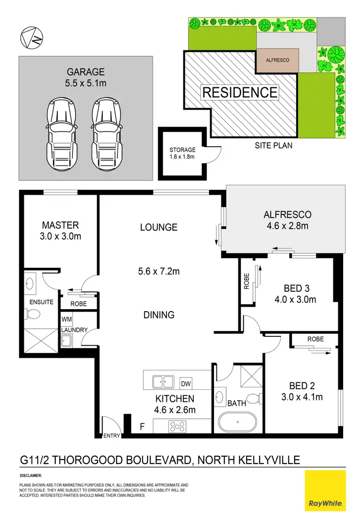 Floorplan of Homely apartment listing, G11/2 Thorogood Boulevard, North Kellyville NSW 2155