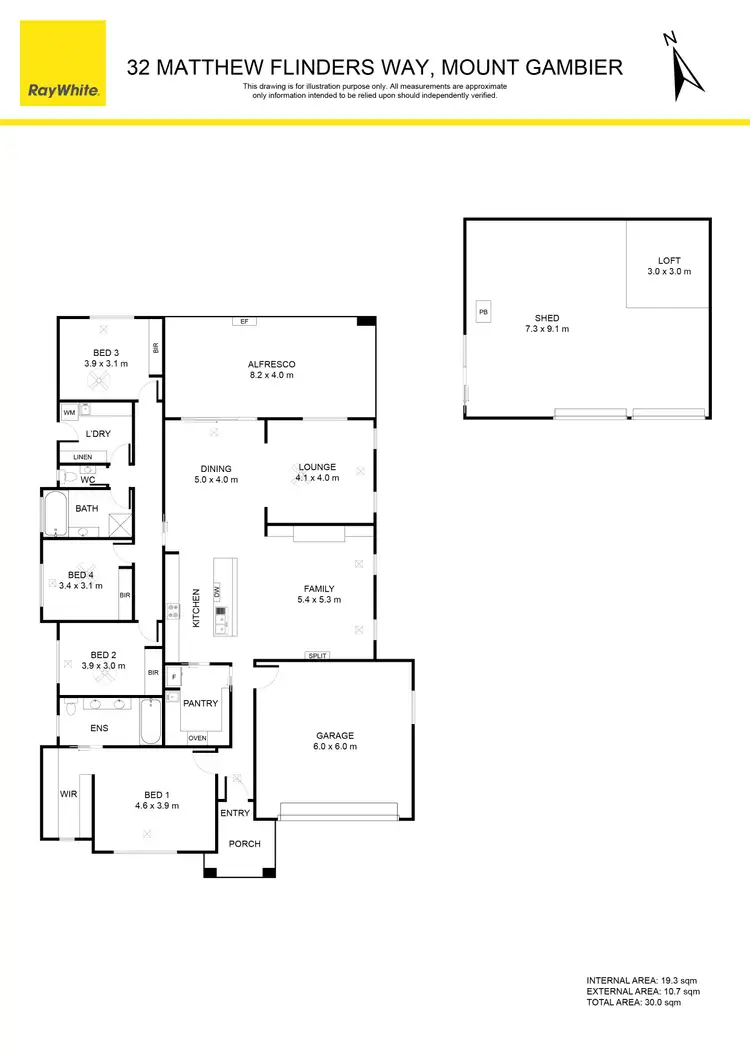 Floorplan of Homely house listing, 32 Matthew Flinders Way, Mount Gambier SA 5290