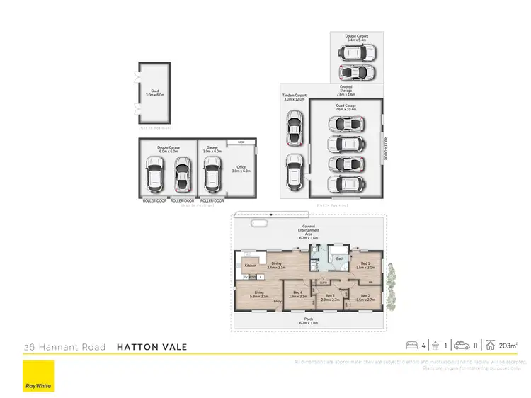 Floorplan of Homely house listing, 26 Hannant Road, Hatton Vale QLD 4341