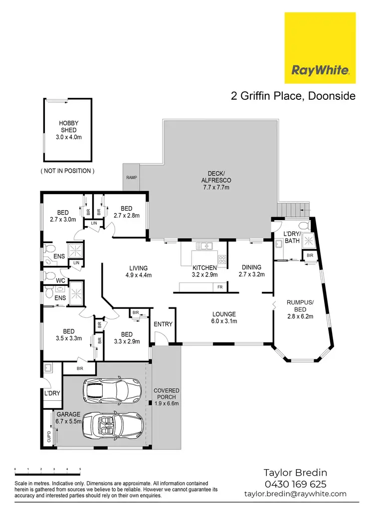 Floorplan of Homely house listing, 2 Griffin Place, Doonside NSW 2767
