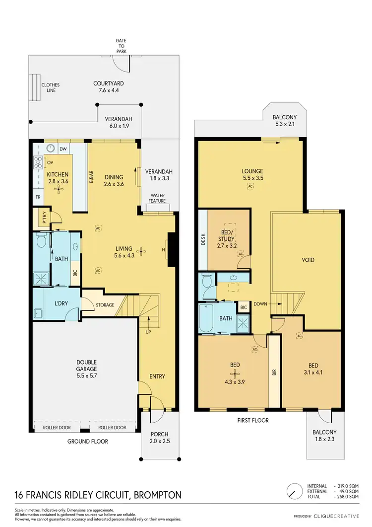 Floorplan of Homely house listing, 16 Francis Ridley Circuit, Brompton SA 5007