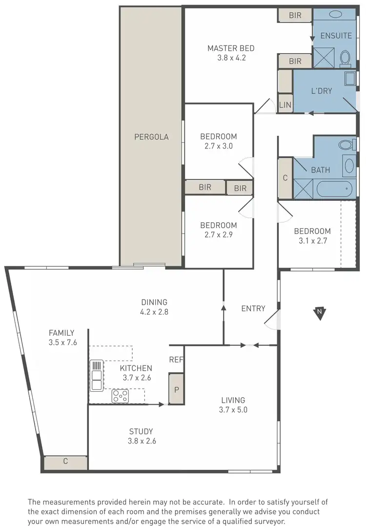 Floorplan of Homely house listing, 60 Baggott Drive, Hoppers Crossing VIC 3029