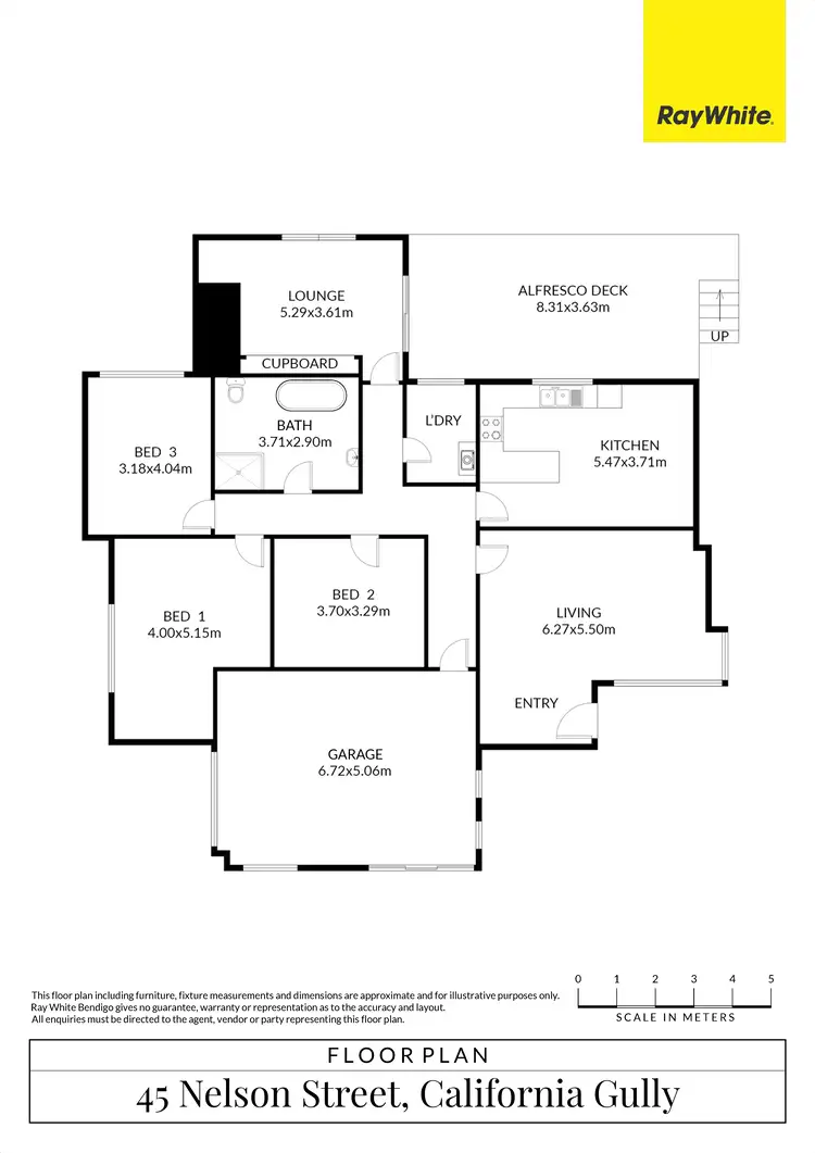 Floorplan of Homely house listing, 45 Nelson Street, California Gully VIC 3556