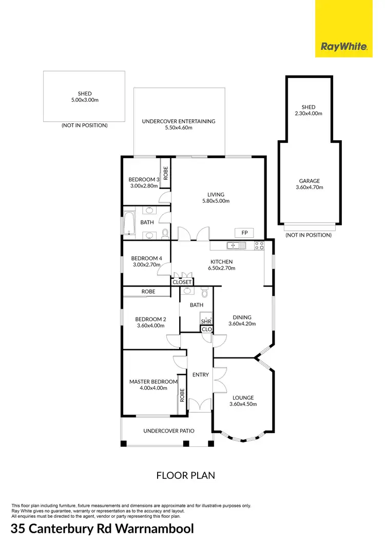 Floorplan of Homely house listing, 35 Canterbury Road, Warrnambool VIC 3280