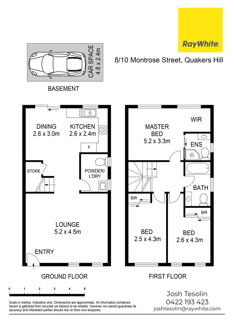 Floorplan of Homely house listing, 8/10 Montrose Street, Quakers Hill NSW 2763