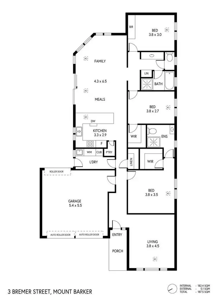 Floorplan of Homely house listing, 3 Bremer Street, Mount Barker SA 5251