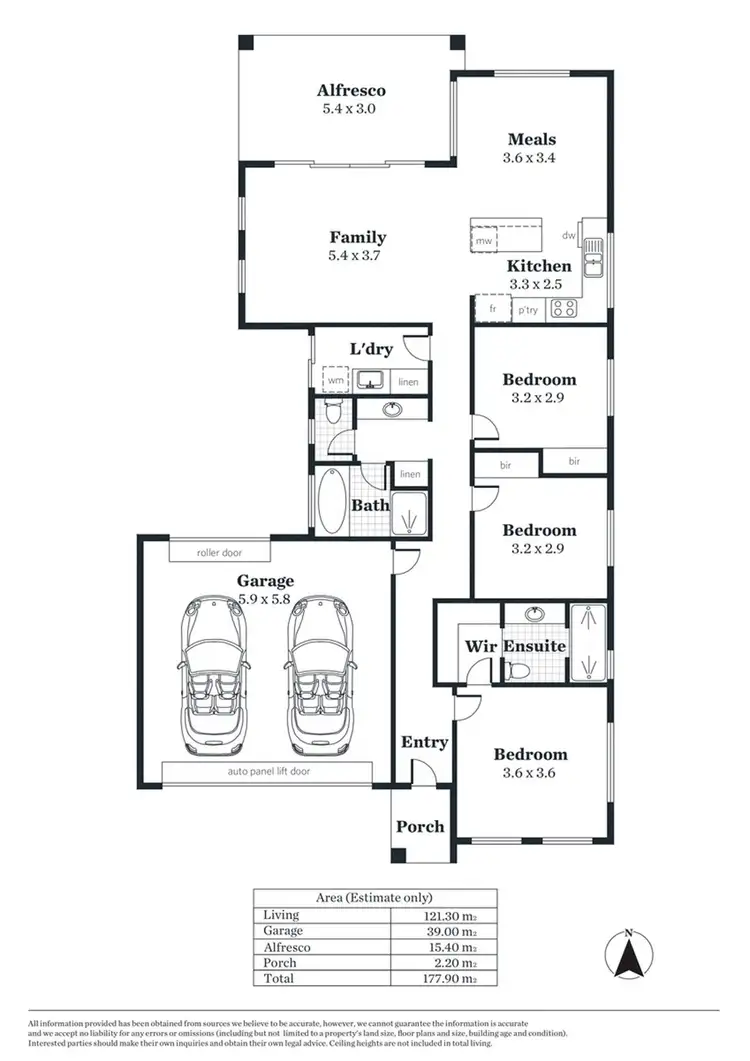 Floorplan of Homely house listing, 17 Rose Place, Mount Barker SA 5251