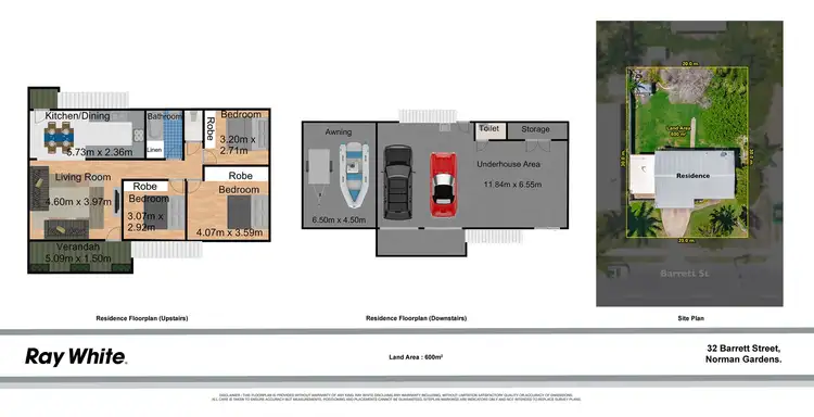 Floorplan of Homely house listing, 32 Barrett Street, Norman Gardens QLD 4701