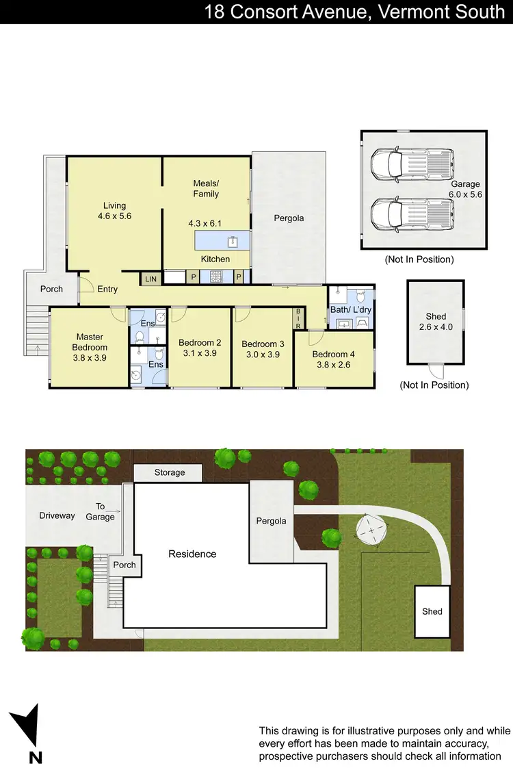 Floorplan of Homely house listing, 18 Consort Avenue, Vermont South VIC 3133