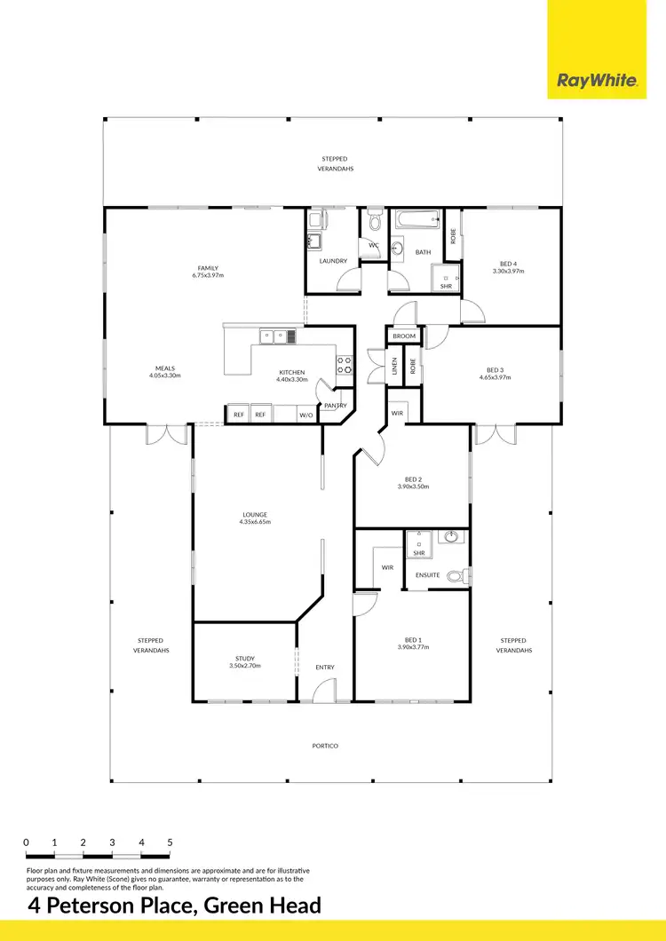 Floorplan of Homely house listing, 4 Peterson Plc, Green Head WA 6514