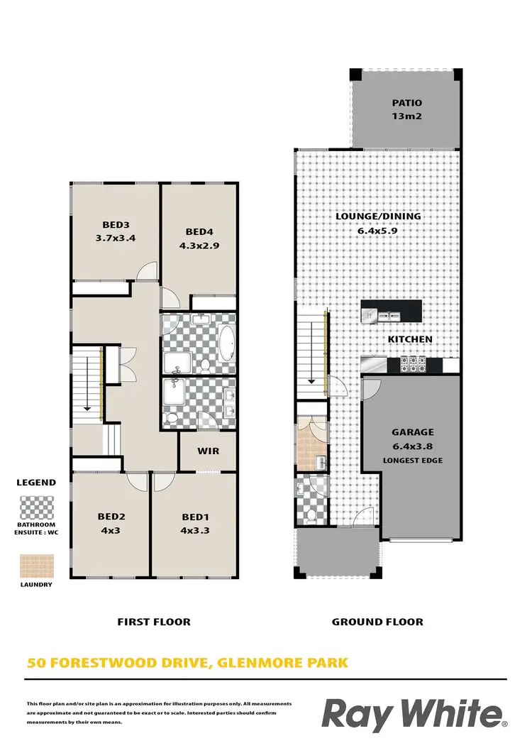 Floorplan of Homely house listing, 50 Forestwood Drive, Glenmore Park NSW 2745