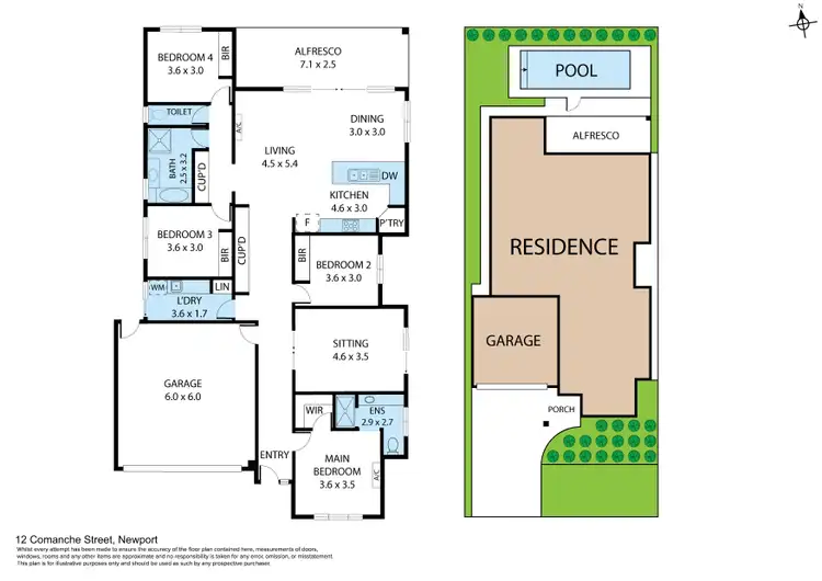 Floorplan of Homely house listing, 12 Comanche Street, Newport QLD 4020