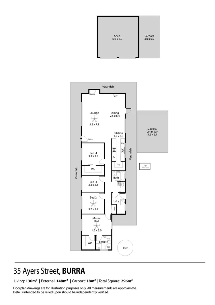 Floorplan of Homely house listing, 35 Ayers Street, Burra SA 5417