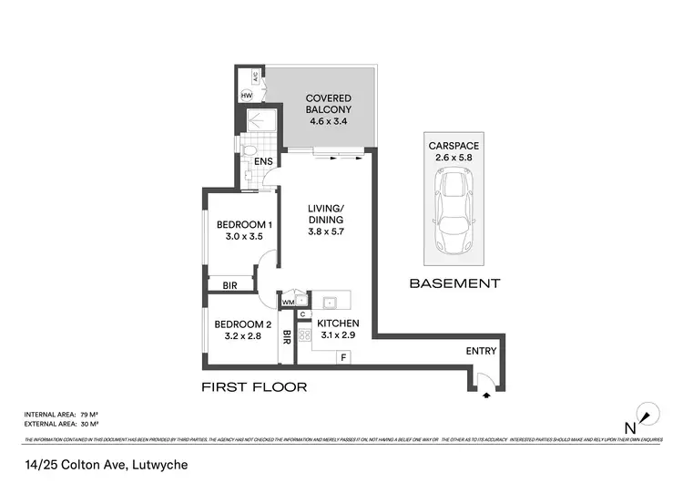 Floorplan of Homely apartment listing, 14/25 Colton Avenue, Lutwyche QLD 4030