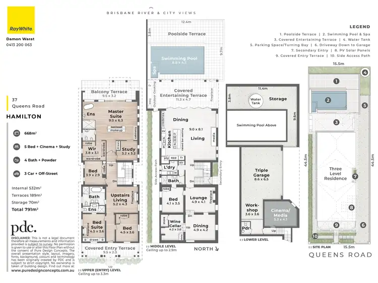 Floorplan of Homely house listing, 37 Queens Road, Hamilton QLD 4007