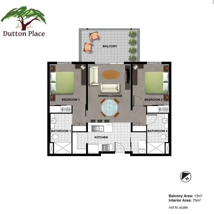 Floorplan of Homely apartment listing, 3203/151 Annerley Road, Dutton Park QLD 4102