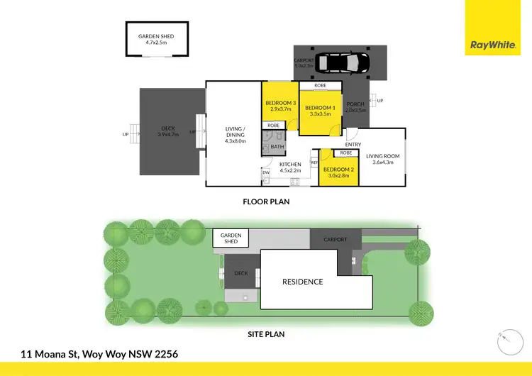 Floorplan of Homely house listing, 11 Moana Street, Woy Woy NSW 2256