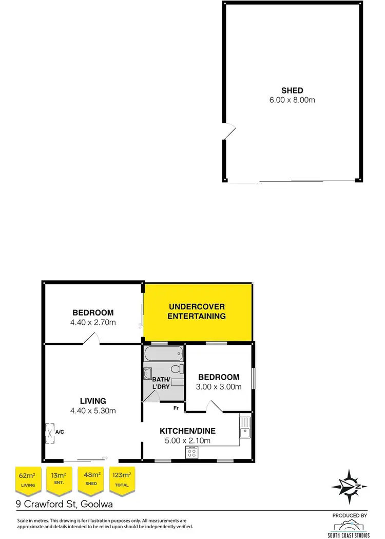Floorplan of Homely house listing, 9 Crawford Street, Goolwa SA 5214