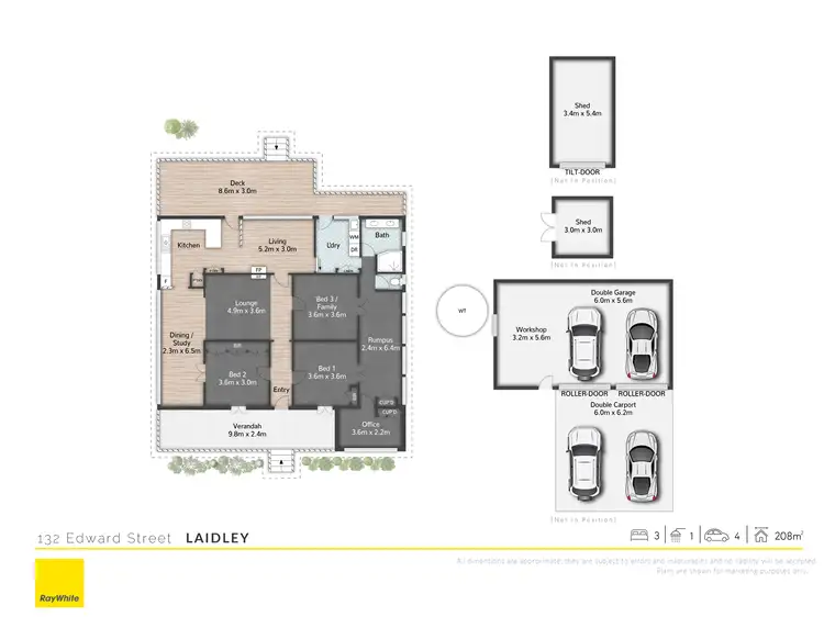 Floorplan of Homely house listing, 132 Edward Street, Laidley QLD 4341