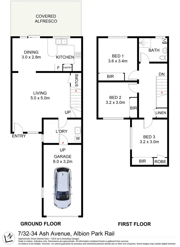 Floorplan of Homely townhouse listing, 7/32-34 Ash Avenue, Albion Park Rail NSW 2527