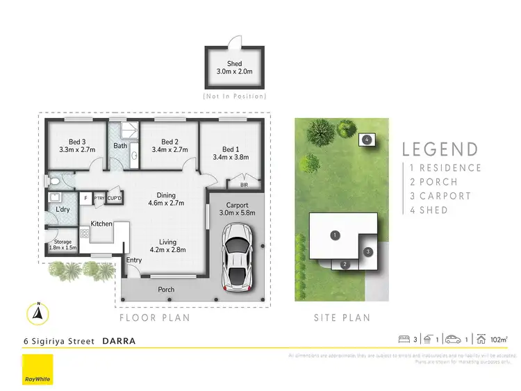 Floorplan of Homely house listing, 6 Sigiriya Street, Darra QLD 4076