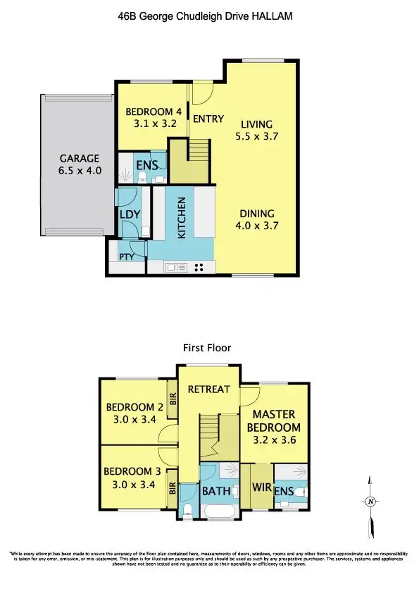 Floorplan of Homely land listing, 46B George Chudleigh Drive, Hallam VIC 3803