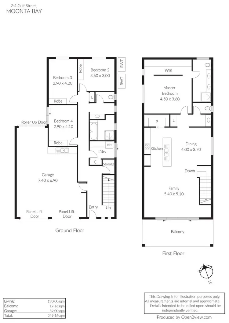 Floorplan of Homely house listing, Lot 2/2-4 Gulf Street, Moonta Bay SA 5558