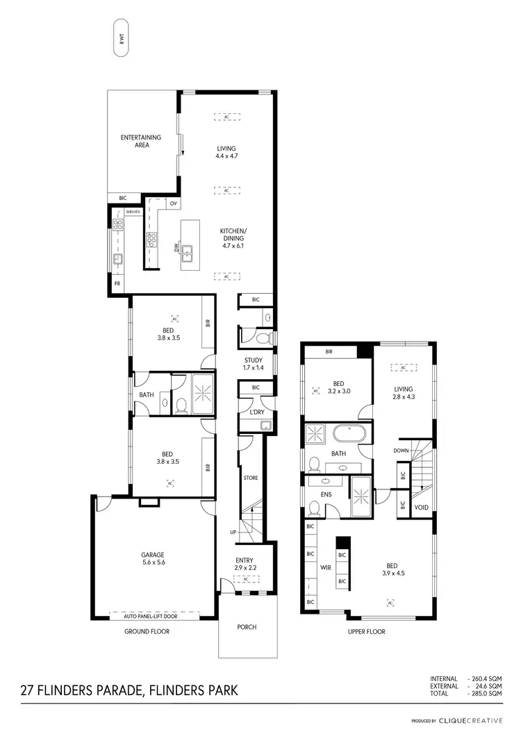 Floorplan of Homely house listing, 27 Flinders Parade, Flinders Park SA 5025