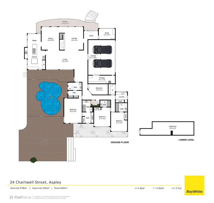 Floorplan of Homely house listing, 24 Chartwell Street, Aspley QLD 4034