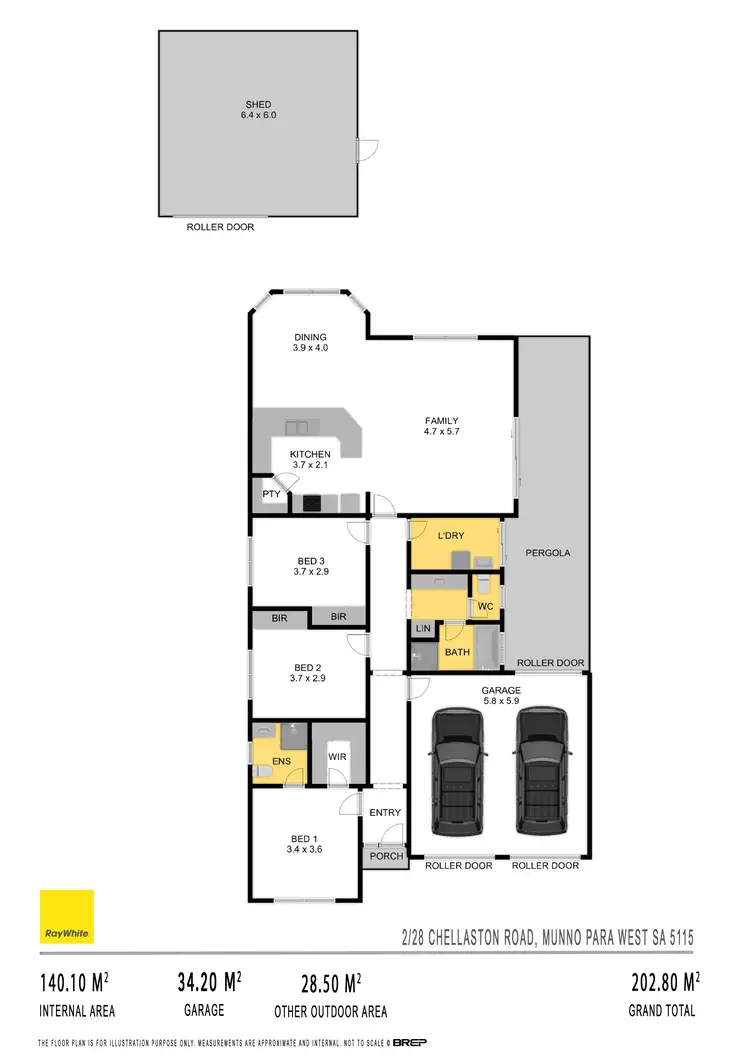 Floorplan of Homely house listing, 2/28 Chellaston Road, Munno Para West SA 5115