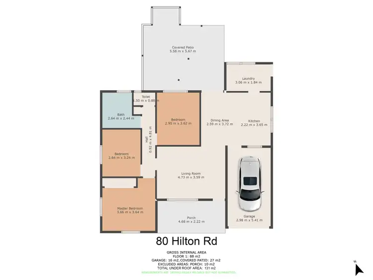 Floorplan of Homely house listing, 80 Hilton Road, Gympie QLD 4570