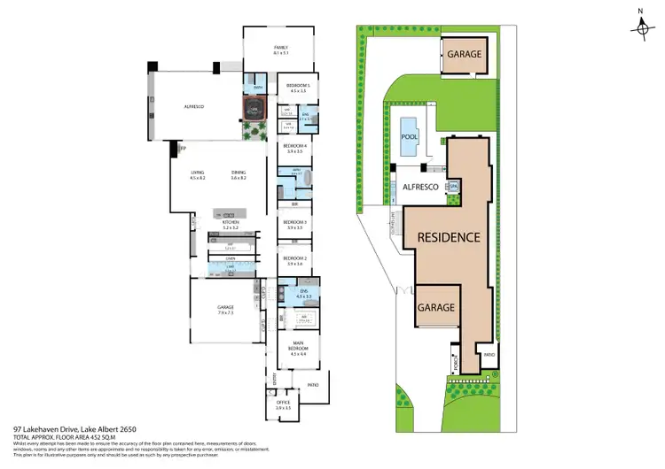 Floorplan of Homely house listing, 97 Lakehaven Drive, Lake Albert NSW 2650