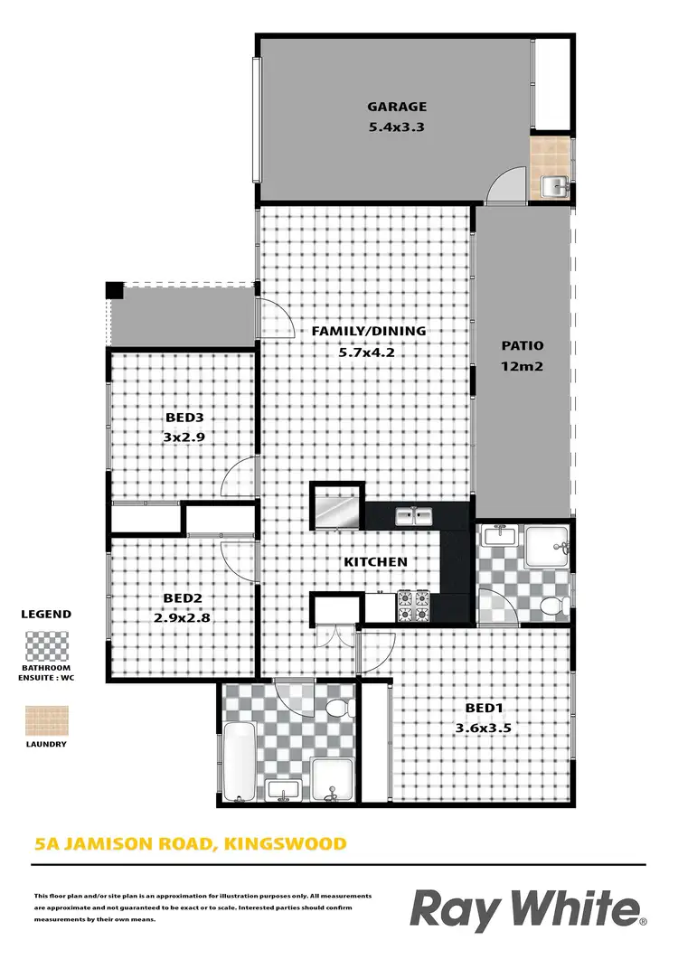 Floorplan of Homely villa listing, 5A Jamison Road, Kingswood NSW 2747