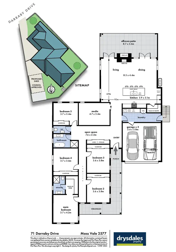 Floorplan of Homely house listing, 71 Darraby Drive, Moss Vale NSW 2577