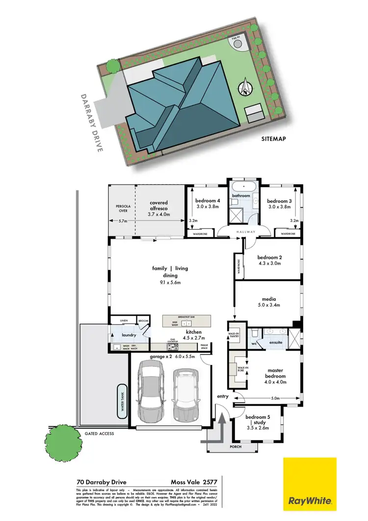 Floorplan of Homely house listing, 70 Darraby Drive, Moss Vale NSW 2577