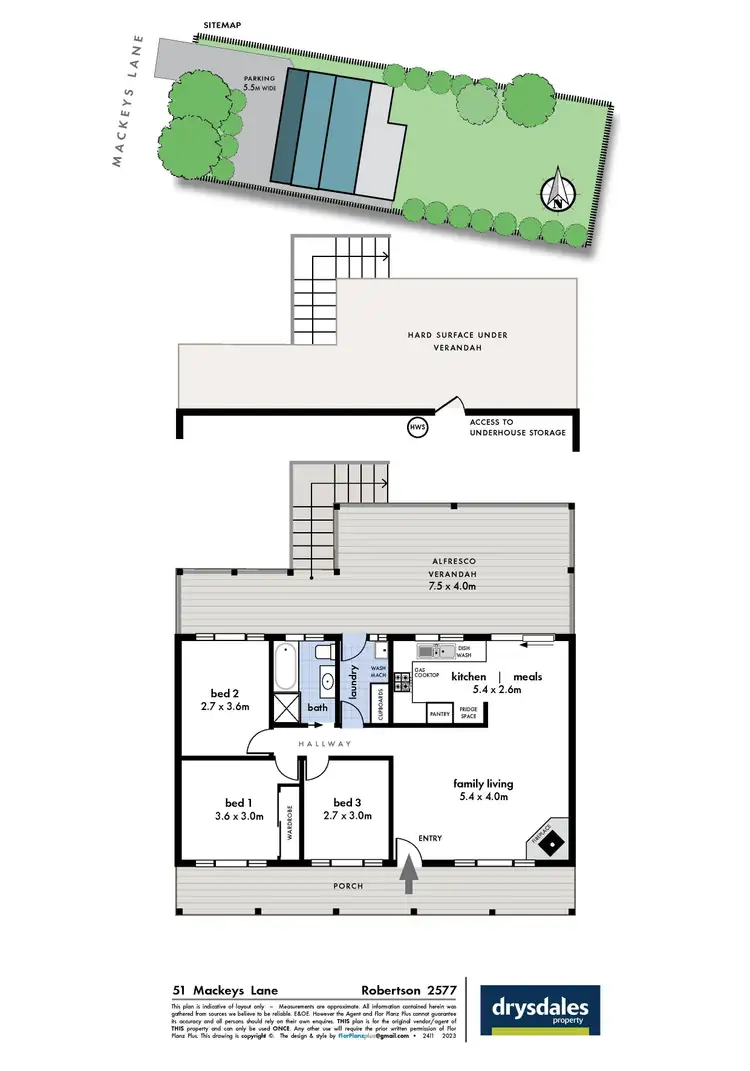 Floorplan of Homely house listing, 51 Mackeys Lane, Robertson NSW 2577