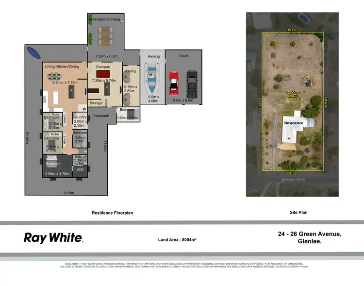 Floorplan of Homely house listing, 24-26 Green Avenue, Glenlee QLD 4711