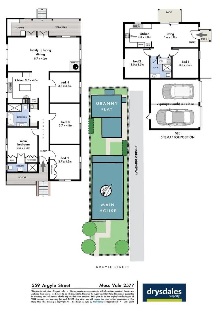 Floorplan of Homely house listing, 559 Argyle Street, Moss Vale NSW 2577