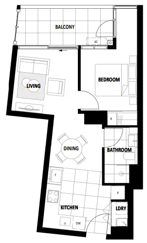 Floorplan of Homely apartment listing, 1902/2 Grazier Lane, Belconnen ACT 2617