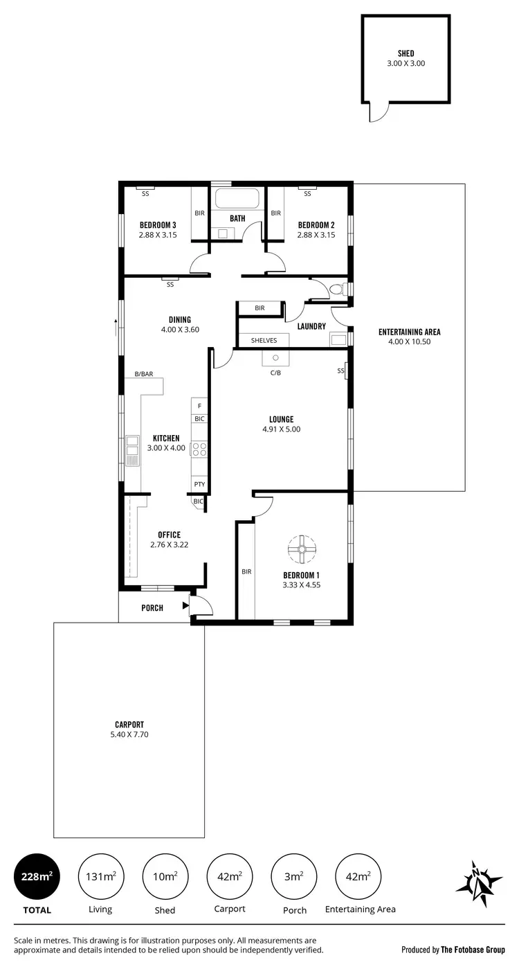 Floorplan of Homely house listing, 41 Glenhuntly Drive, Flagstaff Hill SA 5159