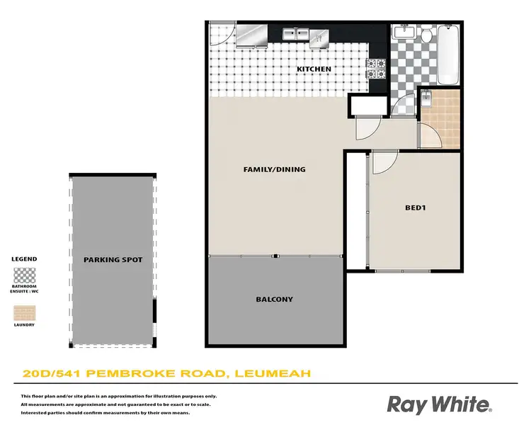 Floorplan of Homely unit listing, 20D/541 Pembroke Road, Leumeah NSW 2560