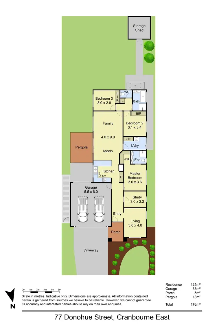Floorplan of Homely house listing, 77 Donohue Street, Cranbourne East VIC 3977