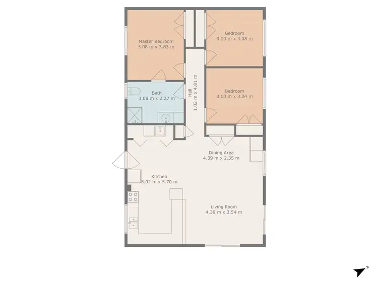 Floorplan of Homely unit listing, 13/69 Esmond Street, Emerald QLD 4720